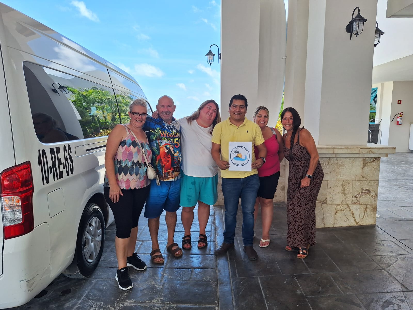 Local guide with travelers